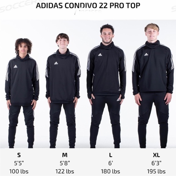 NWT Adidas Long-sleeve Soccer Condivo 22 Pro Training Shirt. Size S, M or L - Picture 14 of 14